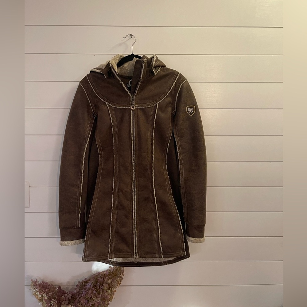 Kuhl Dani Sherpa Trench Softshell Jacket Women’s Medium EUC